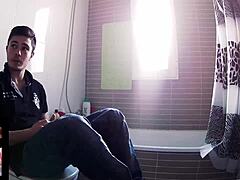 Interracial Teen Heats Steamy Tub