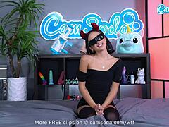 Young girls' camsite toy fun