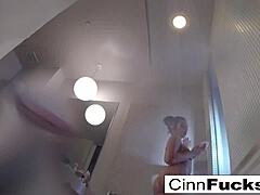 Christiana's Steamy Solo in Bath