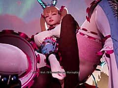 Hero Falls to Anime Femdom