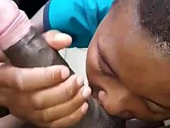 African Man's Intense Climax Scene