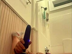 Tan Pawg’s Squirting Orgasm After Shower