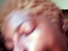 Redhead's Deep Throat in Slow Motion