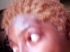 Redhead's Deep Throat in Slow Motion