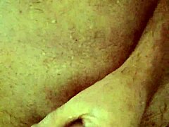 Massage oil turns into sticky cumshot