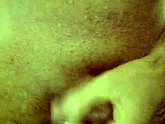 Massage oil turns into sticky cumshot
