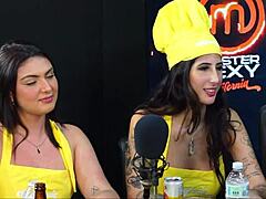 Tattooed beauties shine