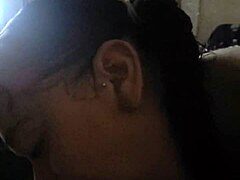 Latina babe gives head with a twist