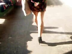 colombian milf's stunning street curves