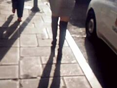 colombian milf's stunning street curves