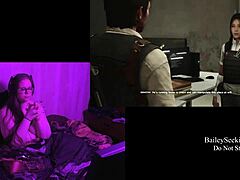 Big Tits in Evil Naked Game