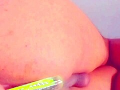 my tight anal masturbation session feels incredible