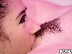 Petite stepsisters in steamy scenes