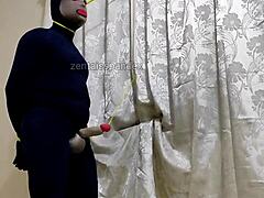 zentai servant submits in bold bdsm