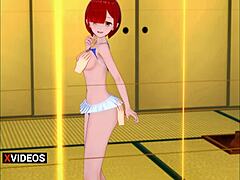 Redheaded Girl Ravished in 3D Fantasy