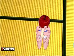 Redheaded Girl Ravished in 3D Fantasy