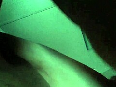 Close-up view of a teasing pussy fuck