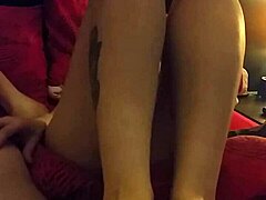 Girlfriend’s Daring Footjob In Amateur Clip