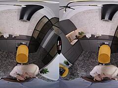 Virtual POV with Petite Blonde Heat