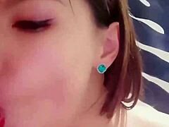 Asian beauty’s steamy fan visit