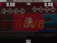 Naughty UK stepmania mods feature cock play