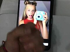 Petite blonde brims with desire