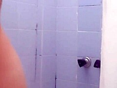 Latina’s Big Tits Shower Amateur Show