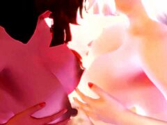 hentai tongue play for fans