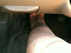 curvymetalhead’s kinky foot fetish driving clip
