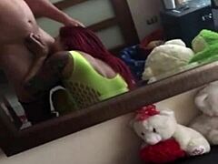 Stunning Colombian beauty in POV action