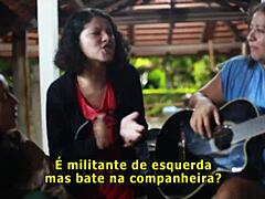 Brazilian MILF's provocative dirty sway