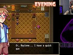 Passionate town encounter with big tits