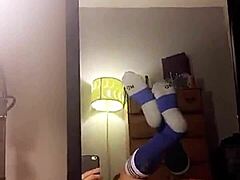 Andrewgylb's Relentless Gay Dildo Action In Snapchat Clips
