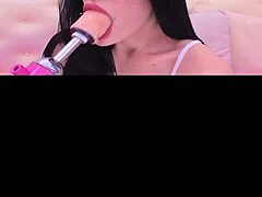 brutal facefuck with deepthroat for brunette