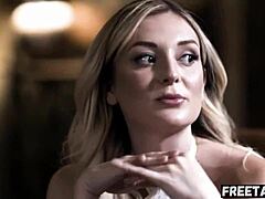 Blonde Bombshell Faces Intense Counselor Passion