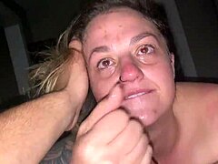 See Her Teasing Sloppy Cock Suck