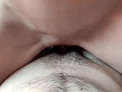 skinny teen's morning passion ride.