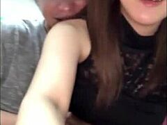 Cheeky Handjob From A Slender Tease