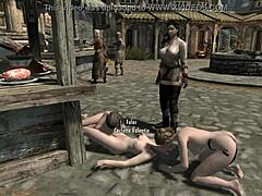 Skyrim's tender lesbian dance