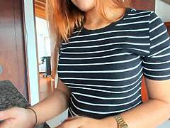 Estefania Riveras’ Blonde Solo Show on Webcam