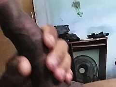 young woman's sultry indoor solo play