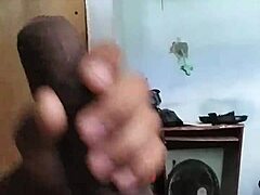young woman's sultry indoor solo play