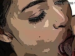 Pov with Caroline Moraes Animation Blowjob at Home