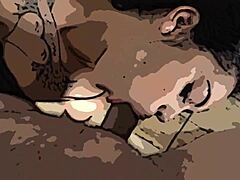 Pov with Caroline Moraes Animation Blowjob at Home