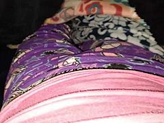 Tattooed teen in raw action