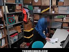 Blonde Teen Shoplifter Faces Unexpected Big Passion
