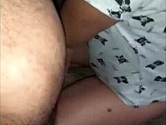 fishnet babe's sultry cock tease