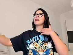 Teasing Latina Charms Fans On Webcam