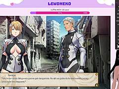 Busty anime hentai adventure awaits