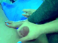 Feet Meet Desire in Homemade Scene